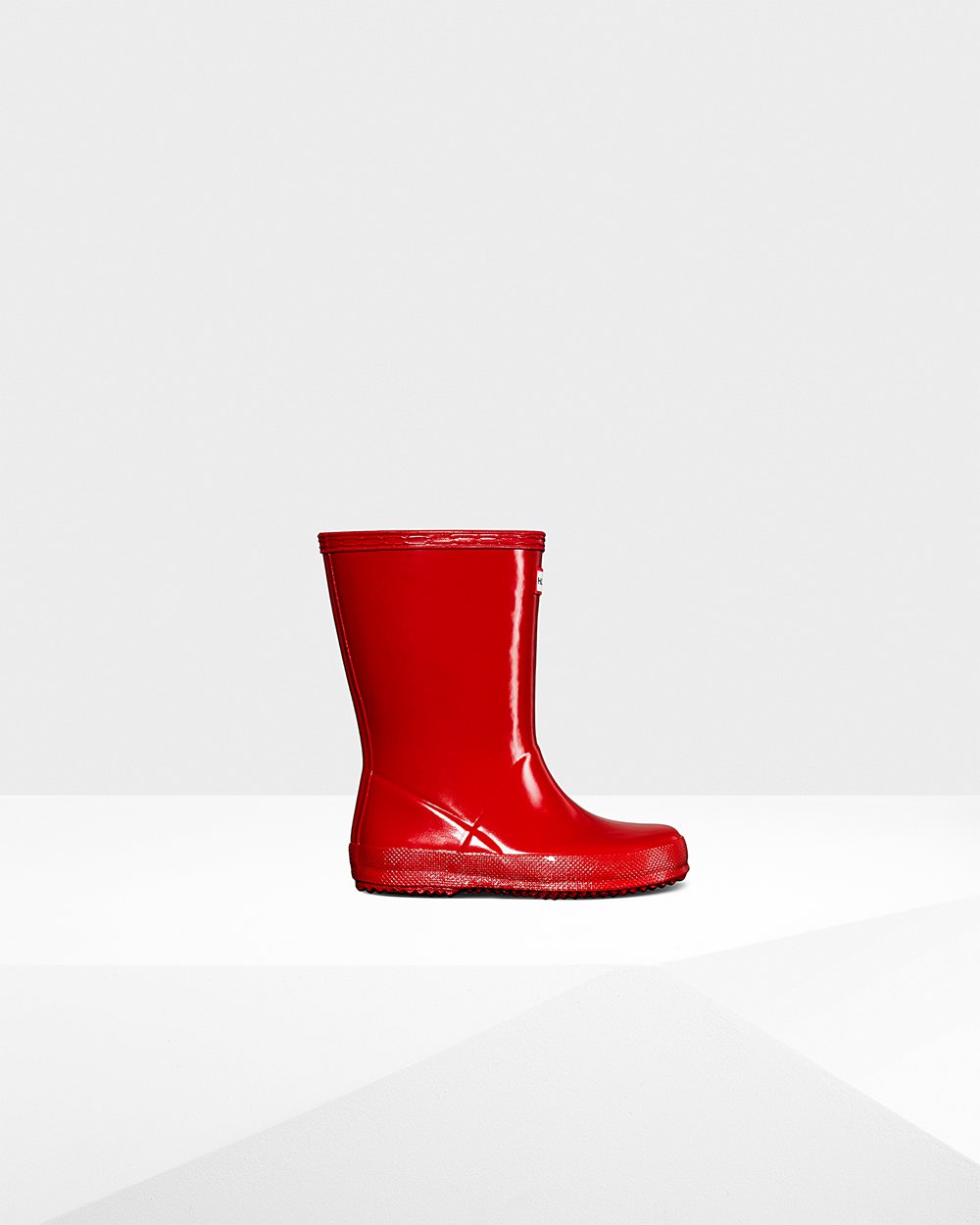 Hunter Niños Original First Classic Gloss - Botas de Lluvia Rojas - 290-RZNAMQ